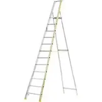 HACA MEHRSI-Stufenstehleiter, 12 Stufen