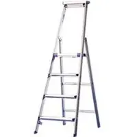 HACA Stufenstehleiter Lila-Serie, 4 Stufen