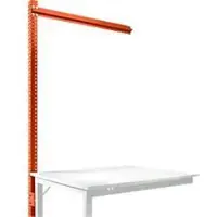 Manuflex Aufbauportal f. Ansatztisch STANDARD Arbeitstisch-/Werkbanksystem UNIVERSAL/PROFI, 1250 mm, rotorange
