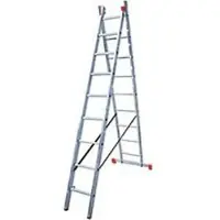 Krause DUBILO Mehrzweckleiter, 2 x 9 Sprossen