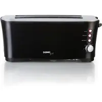 Domo DO961T, 4 Scheibe(n), Schwarz, Kunststoff, 1350 W, 447 mm, 225 mm