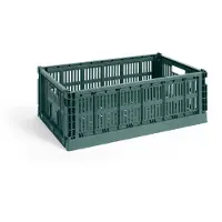 HAY - Colour Crate L Aufbewahrungsbox (Dunkelgrün)