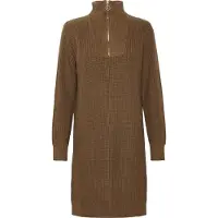 Kaffe Strickkleid Lioa 10506885 Braun Regular Fit