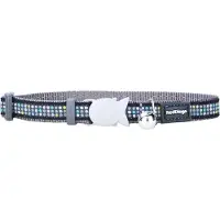 Red Dingo Katzenhalsband Design Modern on Cool Grey XS