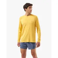 Compressport Performance Langarmshirt Gelb, Größe XL