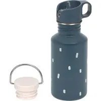 Lassig Edelstahl Kinder Trinkflasche 500 ml - Happy Prints, Dunkelblau