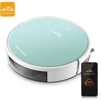 Eta Saugroboter Rover I 2in1 I bis zu 110 Min Laufzeit I Extra Schlank 7.7.cm I Smart APP I Digitaler Motor I 4 Reinigungs Modi I Mopp Aufsatz
