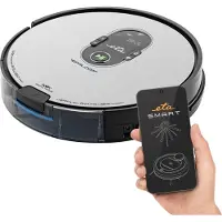 Eta FALCO SMART 2-in-1-Staubsaugerroboter mit Smart-App, spezieller Rotationsbürste, 2in1 saugt und wischt, Gyroskop Navigation