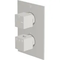Steinberg Serie 160 Dusch-/Wannenarmatur, Fertigmontageset, Unterputz, zwei Verbraucher, 16041333BN