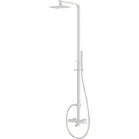 Steinberg Serie 160 Duschsystem, Komplettset, Easy-Clean, Länge Regenbrausearm 910-1380mm, 1602721BN
