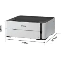 Epson EcoTank ET-M1170 - Drucker - s/w - Duplex - Tintenstrahl - nachfüllbar - A4/Legal - 1200 x 2400 dpi - bis zu 20 Seiten/Min. - Kapazität: 250 Blätter - USB 2.0, LAN, Wi-Fi
