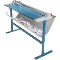 Dahle Schneidemaschine 446, für 25 Blatt, Schnittlänge 920 mm, Schnitthöhe 25 mm, inkl. Untergestell mit Auffangwanne