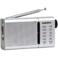 Daewoo Tragbares Radio Dw1037 Silber Silber One Size