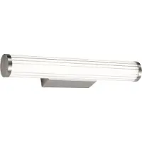 QAZQA Retro Wandleuchte Gunmetal 40,4 cm inkl. LED IP44 - Coco