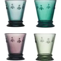 La Rochère France Glas "Wassergläser Biene Abeille 260 ml 4er Set bunt"