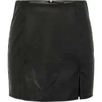 ONLY Kurze Röcke ONLLENI FAUX LEATHER SLIT SKIRT PNT damen