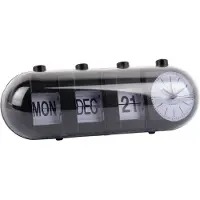 Karlsson - Wecker Retro Tube - Schwarz - 9x26x9.3cm
