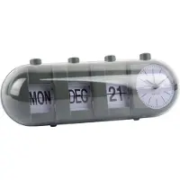 Karlsson - Wecker Retro Tube - Dschungelgrün - 9x26x9.3cm