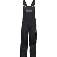 Dassy Calais Zweifarbige Latzhose - schwarz/zementgrau - 53-5cm