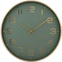 Karlsson - Wanduhr Elegance Glow - Grün - Ø40cm