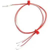 Rs Pro PT100 Prüfspitze Widerstandsthermometer Platin Ø 2mm x 10mm, -50°C +250°C, 1m Leitung