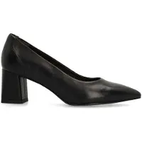 No Stress Schwarze Lederpumps | Größe 38