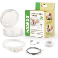 HAAKAA Brusternährungsschlauch Silicon Feeding Tube Set 1 St