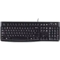 Logitech K120, Volle Größe (100%), Kabelgebunden, USB, QWERTZ, Schwarz