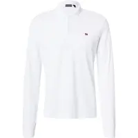 Napapijri Poloshirt Ealis LS Herren Bright White-XL