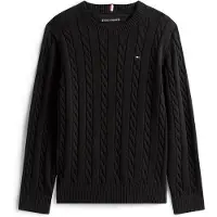 Tommy Hilfiger Kids Bluse - Strick - Schwarz - - 10 Jahre (140) - Blusen