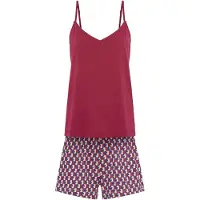 LASCANA Shorty in beere/beere gemustert | Gr.: 36-38
