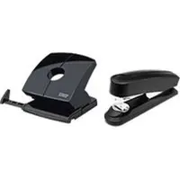 Novus Sparset Hefter B4 FC + Locher B 230, Hefter 50 Blatt, Locher 30 Blatt, schwarz