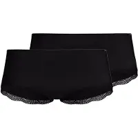 Skiny Panty "Classicotton" 2er Pack, bequem, basic, mit Spitze, Baumwollmix