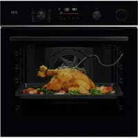 AEG Pyrolyse Backofen 6000 "TR6PB50WSB 949494897", Pyrolyse-Selbstreinigung, 25% Dampfzufuhr, Pyrolyse, Kerntemperatursensor, Grillstufe, WiFi