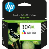 HP Original Tinte / Tinte N9K07AE, 304XL, dreifarbig, Blister, 300s, 7ml