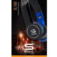 Hama SOUL On-Ear-Kopfhörer SL100 Schwarz Blau