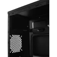 LC-Power 7036B, Midi Tower, PC, Schwarz, ATX, micro ATX, Mini-ITX, Metall, Kunststoff, 14,5 cm