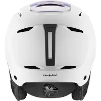 Uvex Resolution, Skihelm, weiß/lila