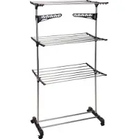 Generic Trocknungsturm 6 Gestelle 80x57x165 cm - 17 Meter Trockenraum - Weiß