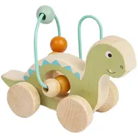 Bigjigs Toys Push Along Diplodocus Perlenrahmen