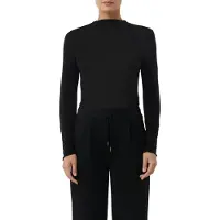 Comma T-shirts Black Größe: 40 | Longsleeves Outlet | Damen | Schwarz