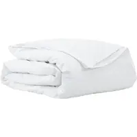 vidaXL 2-in-1 Bettdecke Weiß 240 x 220 cm Feder