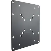 TooQ VMA0200-B, Geräteplatte, 50 x 50,75 x 75,100 x 100,100 x 200,200 x 100,200 x 200, 58,4 cm (23"), 106,7 cm (42"), 30 kg, Schwarz