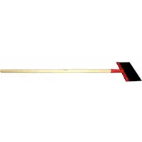 HAROMAC 19760003 Stoßscharre Schneeräumer 300mm mit Stiel verschraubt blau/rot