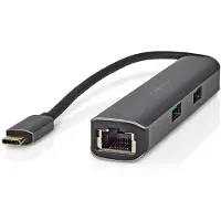Nedis Gold Ccbw64210at02 5-in-1-multiport-usb-adapter Usb 3.2 Gen 1 Usb-c M-rj45 W/hdmi/3x Usb-a W 5 Gbit/s Beschichtet 0.2 M