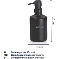 kela Seifenspender Leonie schwarz