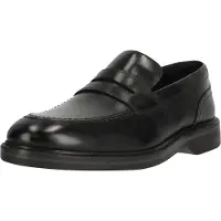 Clarks Slipper Aldwin Step mit eleganter Optik 1216 Black Leather 41