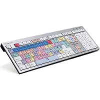 Logickeyboard LKB-PPROCC-AJPU-DE, USB, Büro, QWERTY, UK Englisch, Verkabelt, USB
