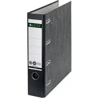Leitz Ordner A4 4 Ringe 75 mm Schwarz Wolkenmarmor