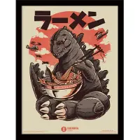 Pyramid ILUSTRATA KAIJU'S RAMEN FRAMED 30X40